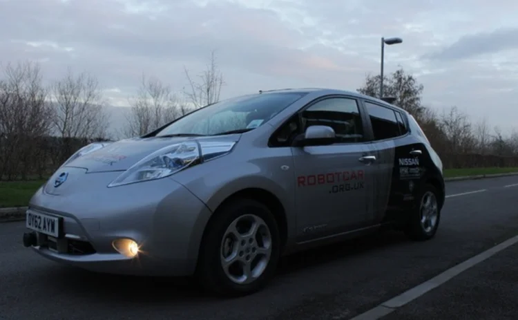 Driverless car tested on UK roads by Oxford University