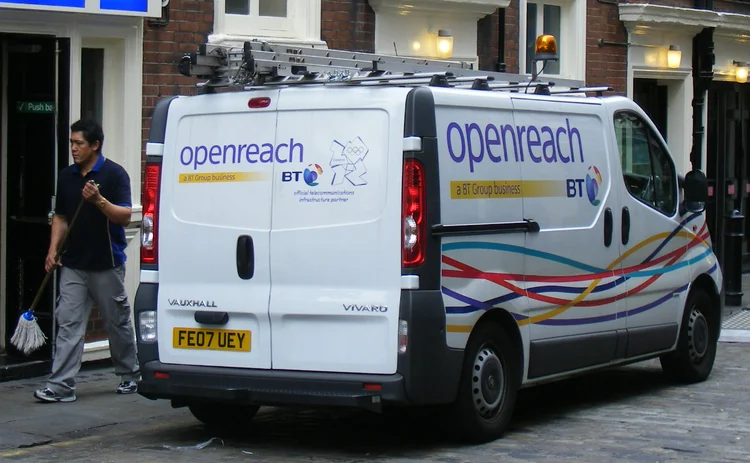 A BT Openreach van