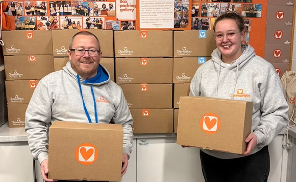 Jazon Jackson and Megan Adams from Boshers supporting Chemohero.