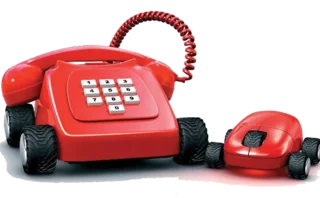 direct line phone and mouse