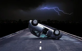 Car repair and storm