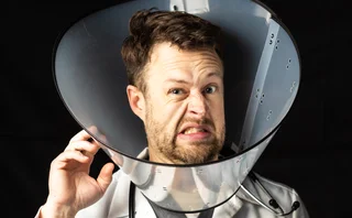 No one likes the cone of shame