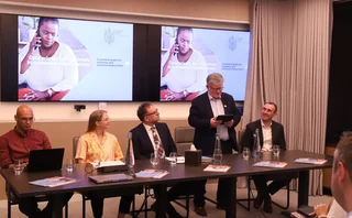 (L to R) Dominique Azid, ICO; Laura Leng, FCA; Adam Harper, CII; Johnny Timpson, OBE, MorganAsh; and compliance officer and guidance publication co-author Rob Bell