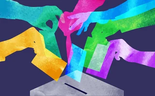 election voting ballot box