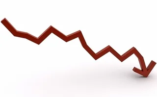 Arrow going down