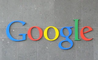 Google logo on wall