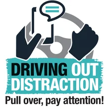Driving out distraction logo