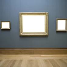 Empty frame on wall 