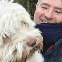 Iain Brumpton and doggo