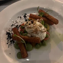 Posh fish and chips