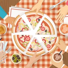 sharing-pizza