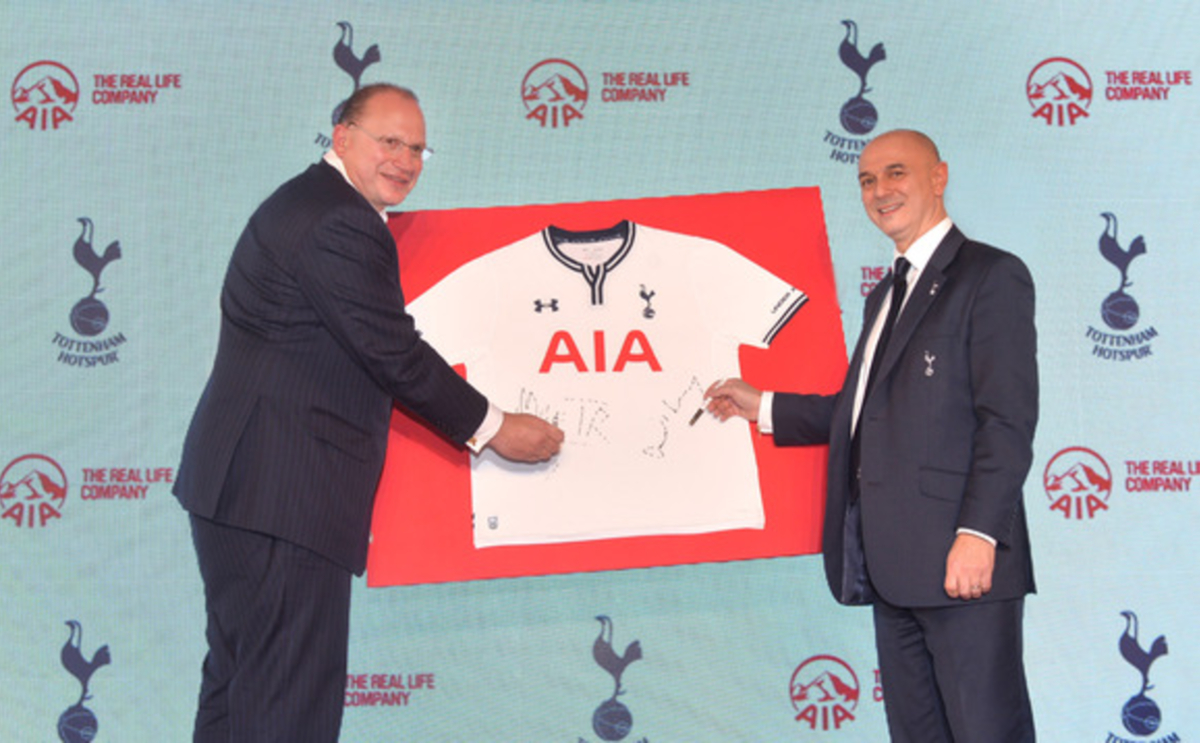 AIA agrees five year shirt sponsorship deal with Tottenham Hotspur -  Insurance Post