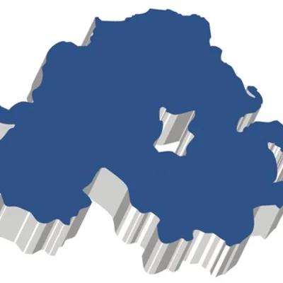Northern Ireland 3D map