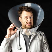 No one likes the cone of shame