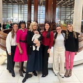 GIN's Becs Smith (far left in white jumper) at GIN IWD Event in March 2025