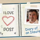 Iain Brumpton photo pasted into a design of an old-fashioned spread of a diary