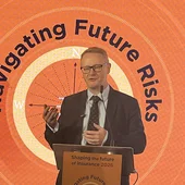 Matthew Hill, CEO of the CII, opening the professional body's conference